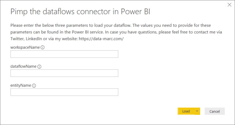 Pimp the dataflows connector in Power BI – Data – Marc