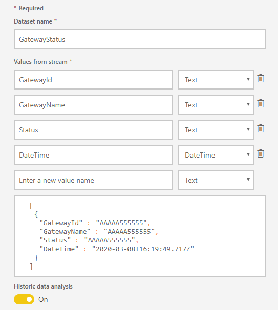 GatewayMonitorStreamingDataset