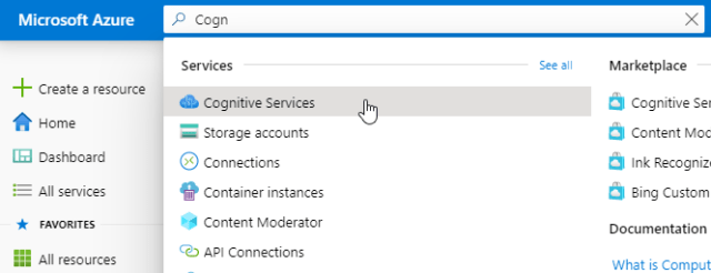 AIInsightsWithoutPremium_SetupCognitiveServices