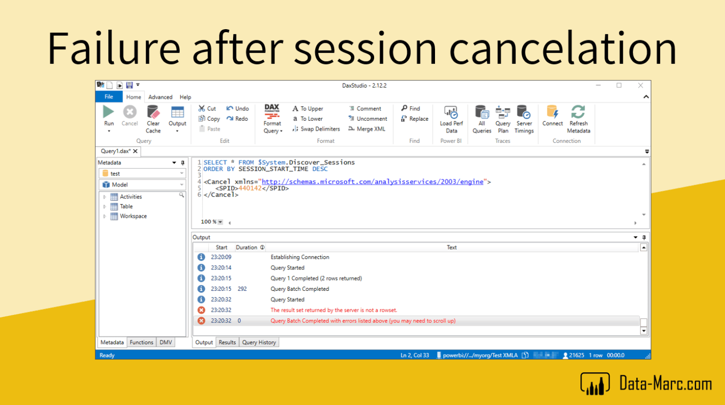Remove Active Session Analyze active sessions and cancel refreshes in Power BI – Data – Marc